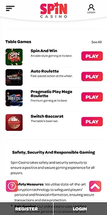 spin casino nz mobile experience