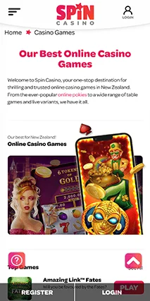 spin casino nz overview